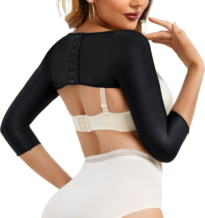 Post-Surgery Compression Arm Sleeves - Long Sleeve with Chest Support 