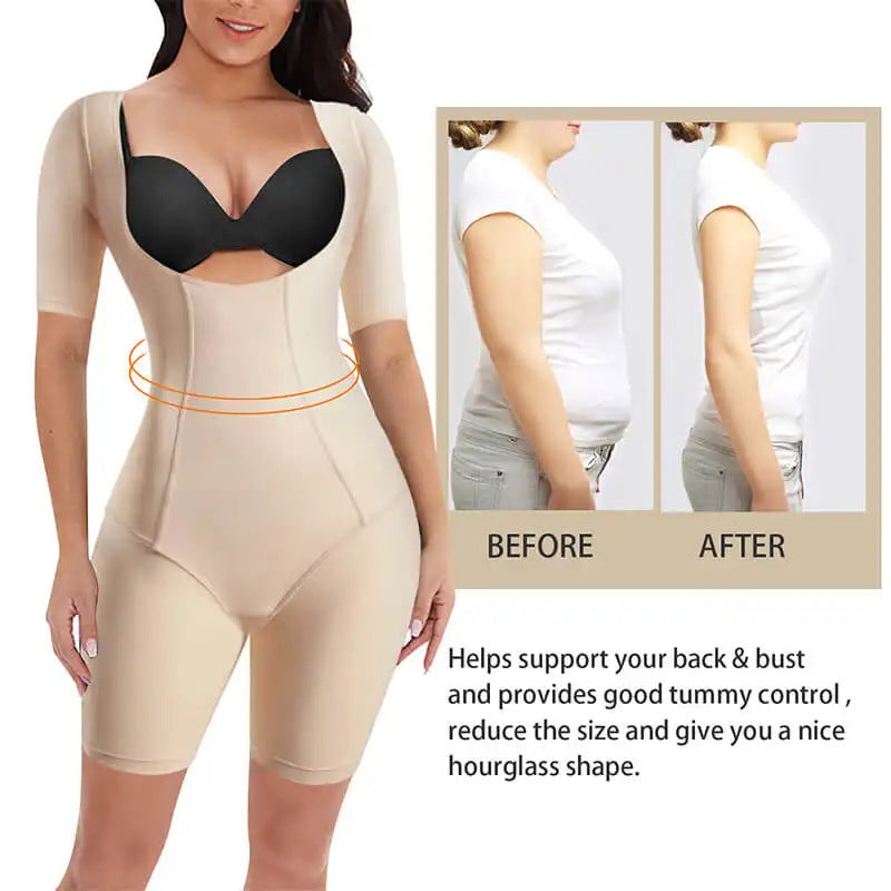 Women's Shapewear Bodysuit - U-Neck Waist Control & Hip Lift 
