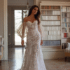 Mermaid silhouette for a flattering, elegant fit